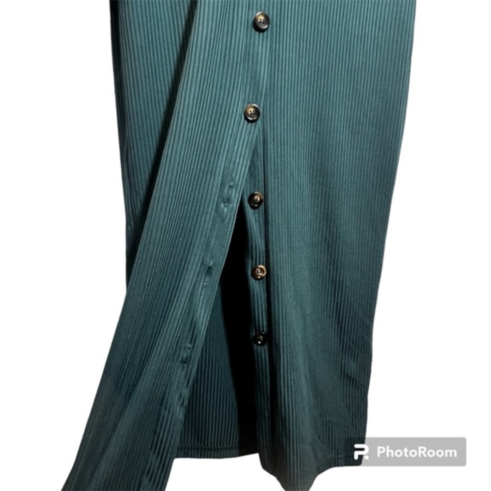 NWT Cider Button Front Ribbed Maxi Dress - Picture 3 of 9